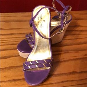 Kate Spade Chunky heels.